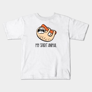 Sloth spirit animal Kids T-Shirt